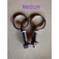 Ring Lock Koira Nut Boult System for Door Lock Medium - 1 Pair. 