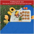 Portable Foldable Lightweight Picnic Mat Beach Blanket Mini Pocket Blanket Waterproof Outdoor Travel Camping Durable Blanket Mat. 