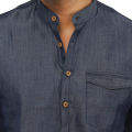 Navy Blue Denim Katua - Denim Shirt For Men - Katuya for Men. 