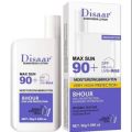 Disaar Sunscreen Lotion 50gm Max Sun 90+ SPF PA+++ 8 Hour Protect. 