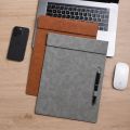 Document Holder PU File Folder a4 with Pen Insert Paper Folder Waterproof Magnetic Writing Clipboard Business Meeting.