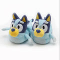 Moose Bluey And Bingo Cute Cartoon Cotton Slippers For Winter Warmth All Inclusive Plush Slippers For Couples At Home children.