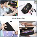 Cr7 Cristiano Ronaldo Football Signature Soccer Pencil Case Double Layer Large-capacity School Accessories Pencil Box Gift.