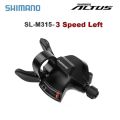 Shimano SL-M310 3x8-Speed Bike Shifters Left & Right Pair - High-Quality Bicycle Gear Levers.