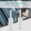 NAMUNY 30Pcs Universal Spray Tool Filters Disposable HVLP Gravity Feed Paint Strainers Fine Mesh, White.