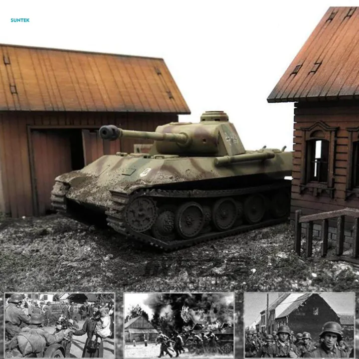 1:72building Model Kits Wooden Model Kits Ornaments Handmade Layout Scenery, DIY Assembly Kits for Diorama Accessory