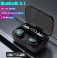 M10 Tws Wireless Earphone Touch Bluetooth Earplugs In The Ear Stereo Sport Headsets Cvc8.0 Noise Reduction Headphones With Digital Display Black Good Effect And Easy To Use - Bluetooth Headphone. 