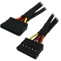 Mini 6Pin to 15Pin X2 SATA Power Cable Cord for DELL Vostro 3650 3653 3655 Desktop Computer HDD SSD Expansion Cable. 