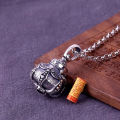 Silver Taishang Laojun Alchemy Furnace Openable Pendant Men's Popular Fashion Retro Necklace Trend Silver Jewelry. 