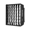 Godox FS50 Quick Release Rectangular Softbox Light Diffuser with Grid and Soft Cloth-black. 