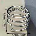 6x Napkin Holder Serviette Buckles Accessory Iron Event Decor Napkin Rings Wedding Decor for Holiday Restaurant Table Settings Dining Dinner. 