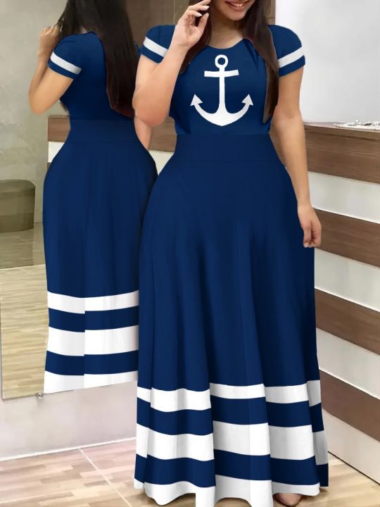 T9042%20Amazon%20AliExpress%202023%20Summer%20New%20European%20and%20American%20Temperament%20Commuter%20Digital%20Printed%20Long%20Dress%20-%20Image%203