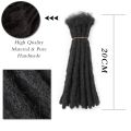 20cm Men Handmade Dreadlock Crochet Hair Extensions Soft Reggae Hair Synthetic Hair Braids For Women.