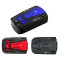 Car Radar Detector 360 Degrees Speed Radar Long Range Voice Alert Laser Radar Detector V7/12V Speed Voice Alarm for Vehicles-Red.