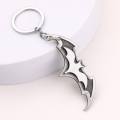 Stealth Knight: The Heroic Silver Batwing Keychain.