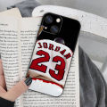 Basketball Goat J-Jordan Phone Case For Apple iPhone 15 14 13 12 11 SE XS XR X 7 8 6 mini Plus Pro MAX Soft Black Cover. 