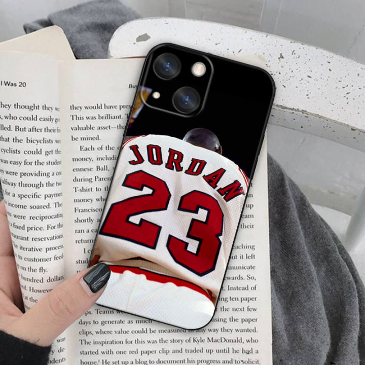 Basketball%20Goat%20J-Jordan%20Phone%20Case%20For%20Apple%20iPhone%2015%2014%2013%2012%2011%20SE%20XS%20XR%20X%207%208%206%20mini%20Plus%20Pro%20MAX%20Soft%20Black%20Cover%20-%20Image%204