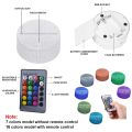 World Landmark Building 3D Illusion LED Table Lamp Night Light 7 Colors Change Nightlight Gift for Men Women Kids Boys Teens.