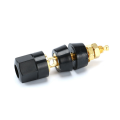 20Pcs/Lot Gold Plated Banana Binding Post Large Current Amplifier 4mm Banana Plug Jack Socket Speaker Terminal 10 Pairs.