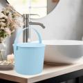 Storage Bucket Lid Bins Buckets Handles Basket Round Plastic Tub Household Small Stool Closet Storage Box Snack Storage Bucket. 