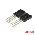 2Pcs MJE340 MJE 340 E340 NPN Transistor 300V 5A 20W Electronic Power Transistor NPN Switch Mode Triode Bipolar Transistor TO-126 Package. 
