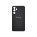 Samsung Galaxy S23, Slim Fit Silky And Soft Touch Finish Silicone Matte Finish TPU - Black (With Logo). 