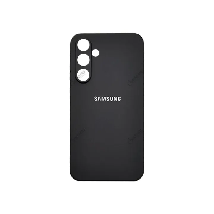 Samsung%20Galaxy%20S23,%20Slim%20Fit%20Silky%20And%20Soft%20Touch%20Finish%20Silicone%20Matte%20Finish%20TPU%20-%20Black%20(With%20Logo)%20-%20Image%202