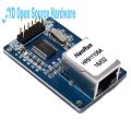 Mini ENC28J60 Ethernet LAN Network Module for arduino 51 AVR SPI PIC STM32 LPC Ethernet MCU development board supporting modules. 