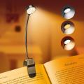 Long Runtime Reading Light Portable Type-C Charging Adjustable Brightness Book Lamp Eye Care Color Temperature Control LED Book Light for Reading in Bed Night Reading Gift for Readers Travel Accessory. 