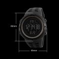 （COD Available)SKMEI 1251 Men Fashionable Outdoor 50m Waterproof Sports Digital Watch with PU Watchband. 
