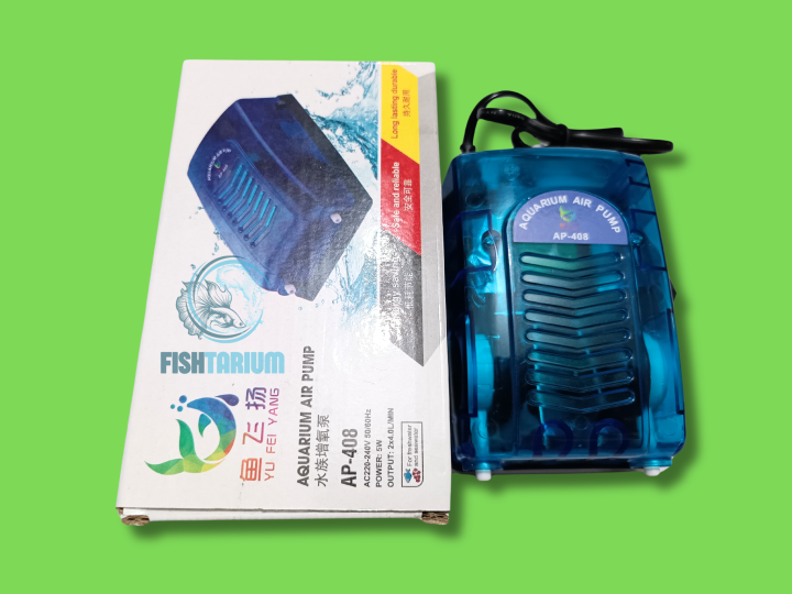 (AP-408) Aquarium Air Pump (Double Output) (Double Nozzle)