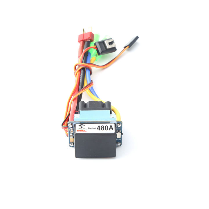 480A%20With%20fan%20Brushed%20ESC%20Dual-way%20Bidirectional%20ESC%20Air-cooled%20Waterproof%20Speed%20Controller%20for%20RC%20Cars/Boats%20-%20Image%205