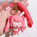 Hatsune Miku Keychain Anime Figure 6Cm Pvc Key Chain Ornaments Gifts Pendant Couplen Cute Doll Car Bag Keyring Birthday Gift.