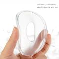 1/2Pcs Silicone Wearable BreastMilk Collector Soft Reusable BreastMilk Saver Collector.
