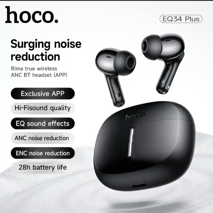 Hoco%20EQ34%20Plus%20Rima%20%7C%20True%20Wireless%20Earbuds%20(TWS)%20%7C%20ANC%20+%20ENC%20%7C%20Bluetooth%205.4%20%7C%207h%20Playback%20(6h%20with%20ANC)%20%7C%20300mAh%20Case,%2040mAh%20Buds%20%7C%20App%20Control%20&%20Multi-Device%20Switching%20%7C%20Lightweight%2044.8g.%20-%20Image%204