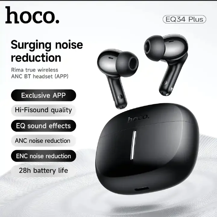 Hoco%20EQ34%20Plus%20Rima%20%7C%20True%20Wireless%20Earbuds%20(TWS)%20%7C%20ANC%20+%20ENC%20%7C%20Bluetooth%205.4%20%7C%207h%20Playback%20(6h%20with%20ANC)%20%7C%20300mAh%20Case,%2040mAh%20Buds%20%7C%20App%20Control%20&%20Multi-Device%20Switching%20%7C%20Lightweight%2044.8g.%20-%20Image%204