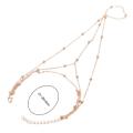【Quality】 Foot Chain Vintage Mesh Tassel Toe Anklet Beads Exotic Charm Court Style Anklet Bracelet Multilayer Alloy Foot Jewelry Wedding. 
