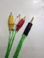 Audio Video AV Cable 3.5mm Headphone Jack 1:3 RCA TV Cable DV Digital Camera CD Player MP3 MP4 AV Out Cable. 