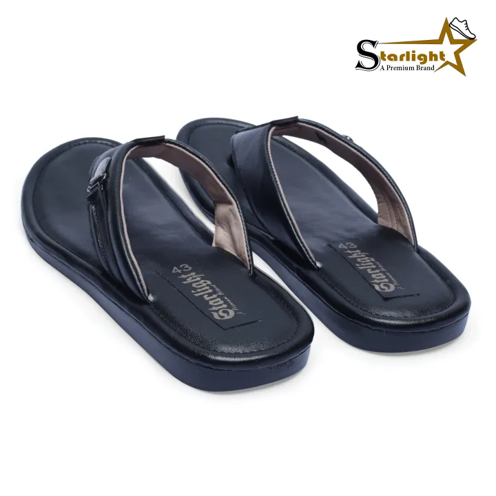 Black%20Leather%20Sandal%20For%20Men%20Starlight%20Shoes%20-%20Image%205