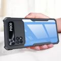 Back Cover for Poco M4 Pro  (Black, Transparent Cover). 