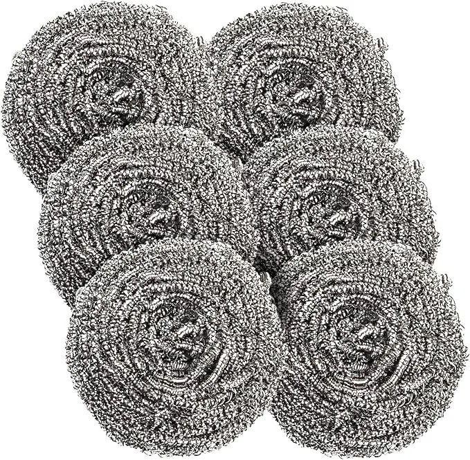 6Pc%20Stainless%20Steel%20Dish%20Scouring%20Pad%20Pot%20Scrubber%20Stainless%20Steel%20Scrubber,%20Steel%20Wool%20Scrubber,%20Metal%20SpongeSteel%20Wire%20Ball%20Scrubbing%20Brush%20-%20Image%208