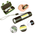 Rechargeable Torchlight Torch LED USB Portable Torch 3 -Mode Mini Camping Lighting Mini  Torch. 