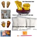 200g Plaster Molding Powder Clone Powder Kit Baby Safety Hand And Foot Casting.