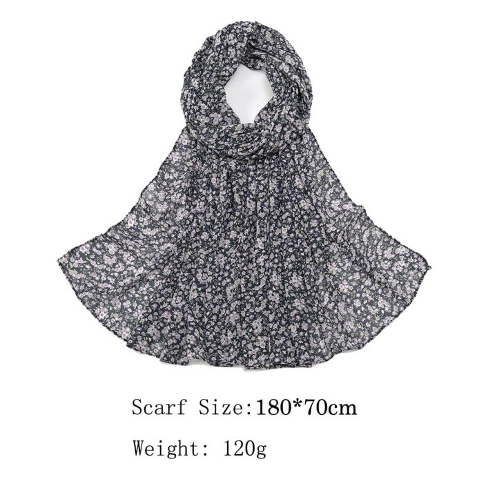 2023%20Fashion%20Print%20Floral%20Bubble%20Chiffon%20Hijab%20Lady%20Print%20Soft%20Sun-resistant%20Shawls%20and%20Wraps%20Scarf%20Women%20Muslim%20Sjaal%20180*70cm%20-%20Image%208
