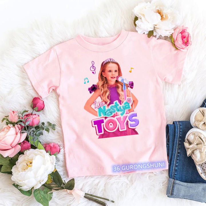 Kawaii%20Girls%20T-Shirts%20Cute%20Like%20Nastya%20Kids%20Tshirt%20Summer%20Girls%20Clothes%20Children's%20T%20Shirts%20White%20Pink%20Short%20sleeve%20Tops%203-13Y%20-%20Image%205