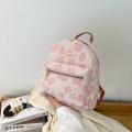 Fashion Women Mini Backpack Flower Print Pure Small Backpacks Canvas Student School Bag for Girls Portable Shoulder Rucksack New.