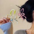 New Bow Knot Giant Hair Claw Colorful Big Hair Claw Clips Hair Accessories for Girls. 