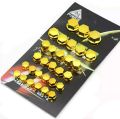 Golden 30Pcs Universal Motorcycle Screw Nut Bolt Cap Cover Kit/ Nut cover / Motorcycle Modification Accessories Head Screw Cover. 