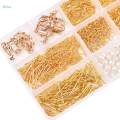 Earring Finding Set Eye Pins Earring Making Supplies Kit for Necklace Jewelry Making. 