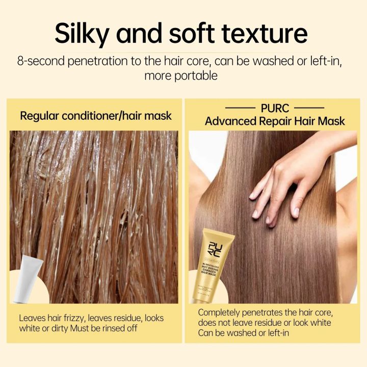 PURC%20Keratin%20Hair%20Mask%20Professional%20Straightening%20Smoothing%20Treatment%208%20Seconds%20Soft%20Deep%20Repair%20Damaged%20Frizz%20Hair%20Care%20Loser%20Lione%20-%20Image%204